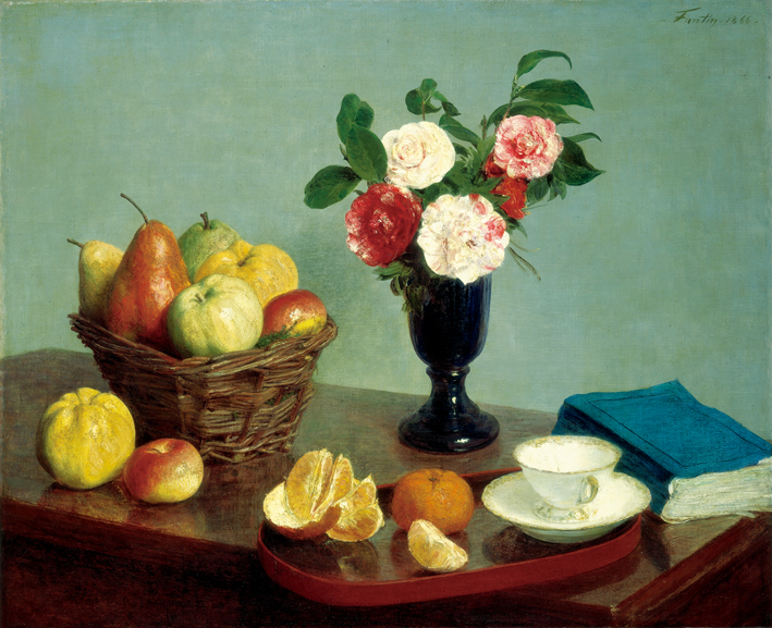  方丹·拉图尔 Fantin-Latour 静物 Still Life
